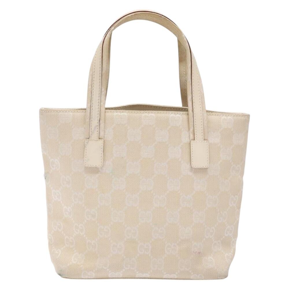 GUCCI GG Canvas Hand Bag Beige 002 002 - Picture 3 of 13